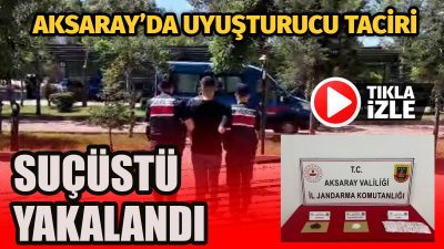 Aksaray İl Jandarma Komutanlığı ekipleri yürütülen çalışma sonucunda bir şahsın