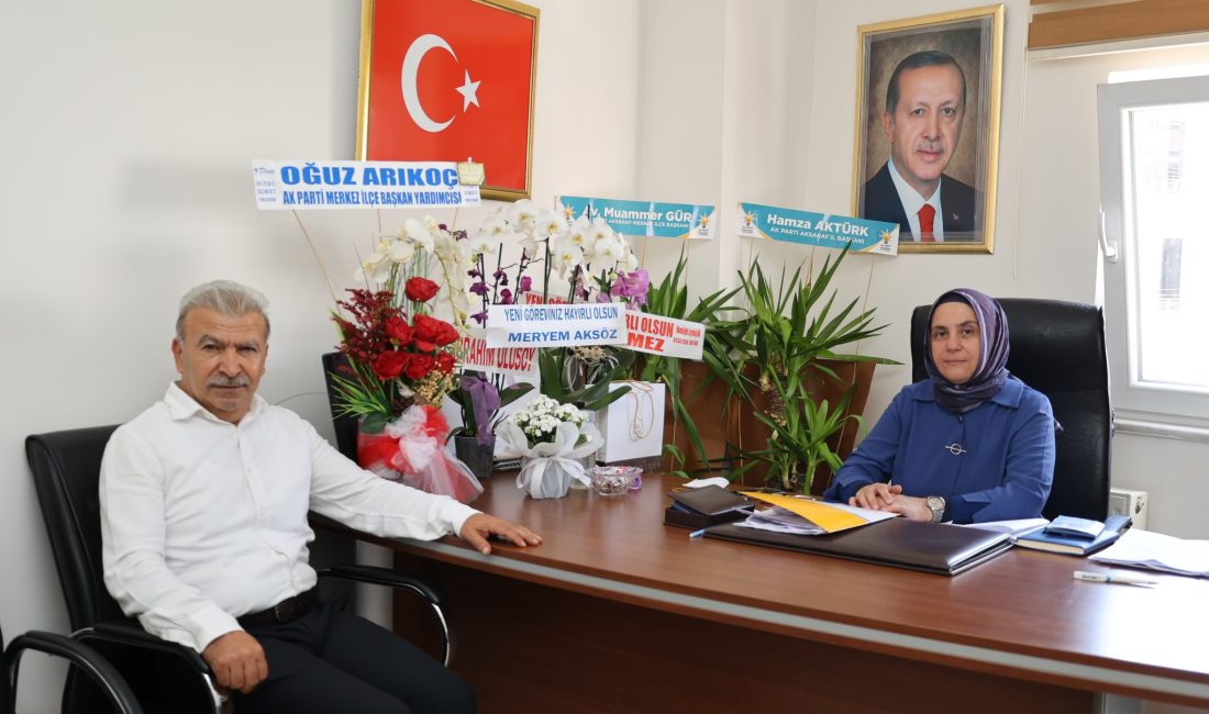 AK Parti Ortaköy İlçe Başkanı Oğuz Şahin, AK Parti Aksaray