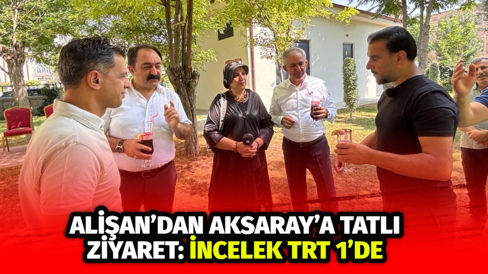 Alişan, TRT 1 programı için geldiği Aksaray’da hem İncelek Tatlısı’nın