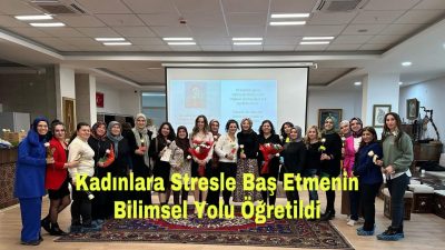 ASÜSEM ve Aksaray Belediyesi’nin ortaklaşa yürüttüğü programda kadınlara stresle başa