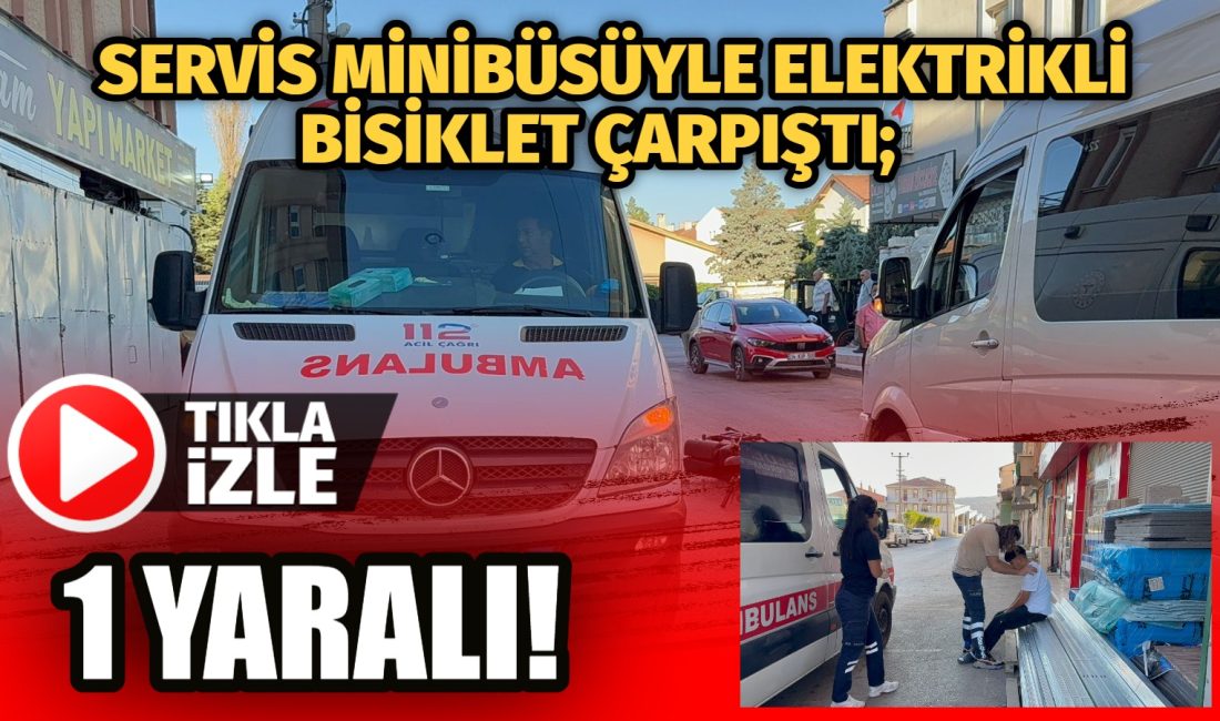 Aksaray’da elektrikli bisiklet ile minibüs çarpıştı. 17 yaşındaki genç sürücü