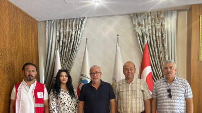 Türk Kızılay Başkanı Fırat Oruç ve yeni yönetimi, Ticaret Borsası
