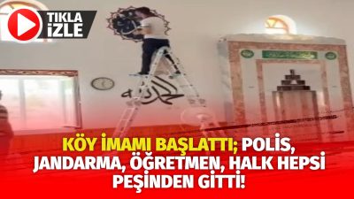 Ağaçören’deki Selimiye Camii, jandarma, öğretmen, polis ve halkın gönüllü desteğiyle