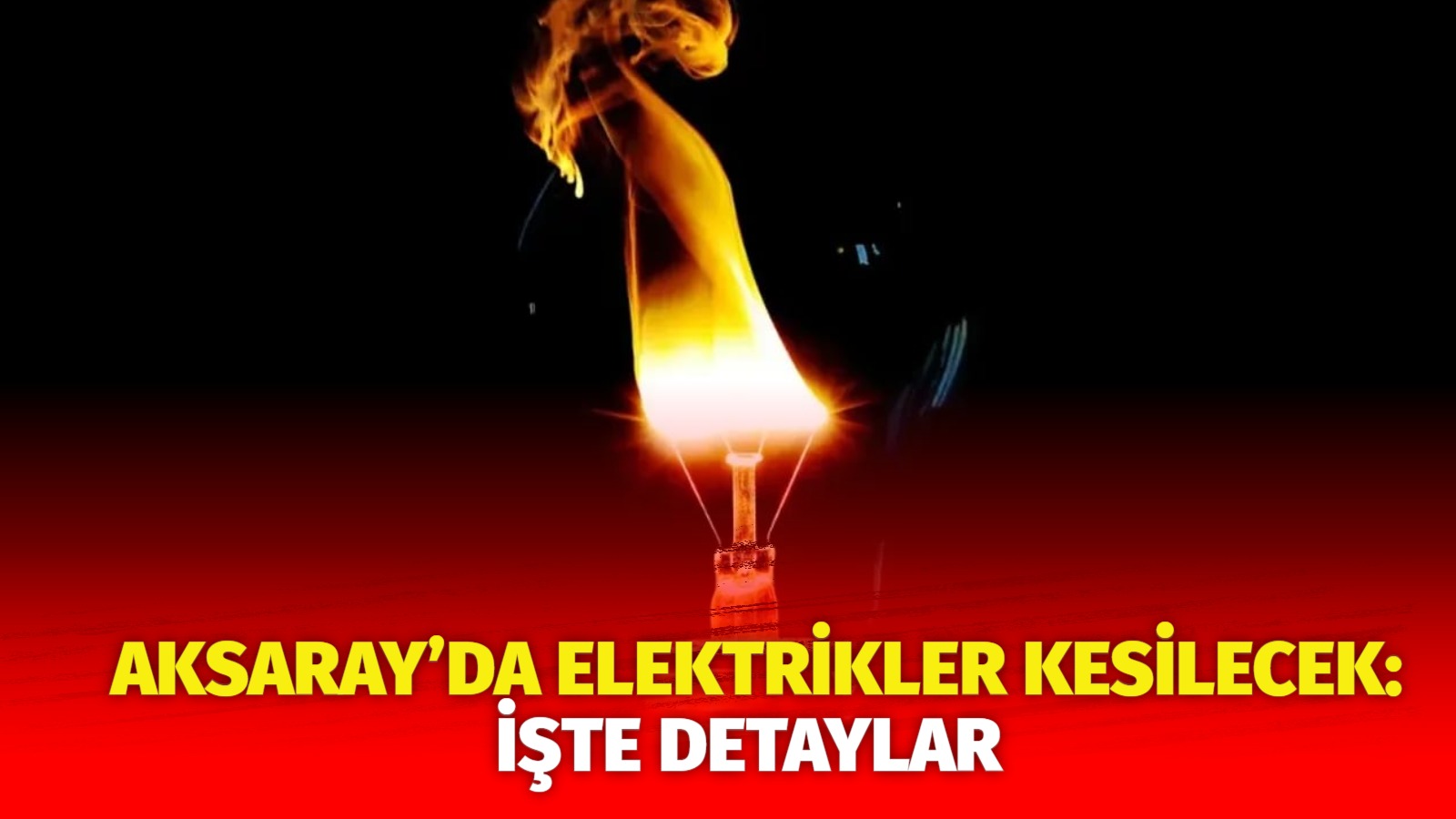 MERAM Elektrik Dağıtım Şirketi tarafından yapılan açıklama kapsamında Aksaray’ın bazı