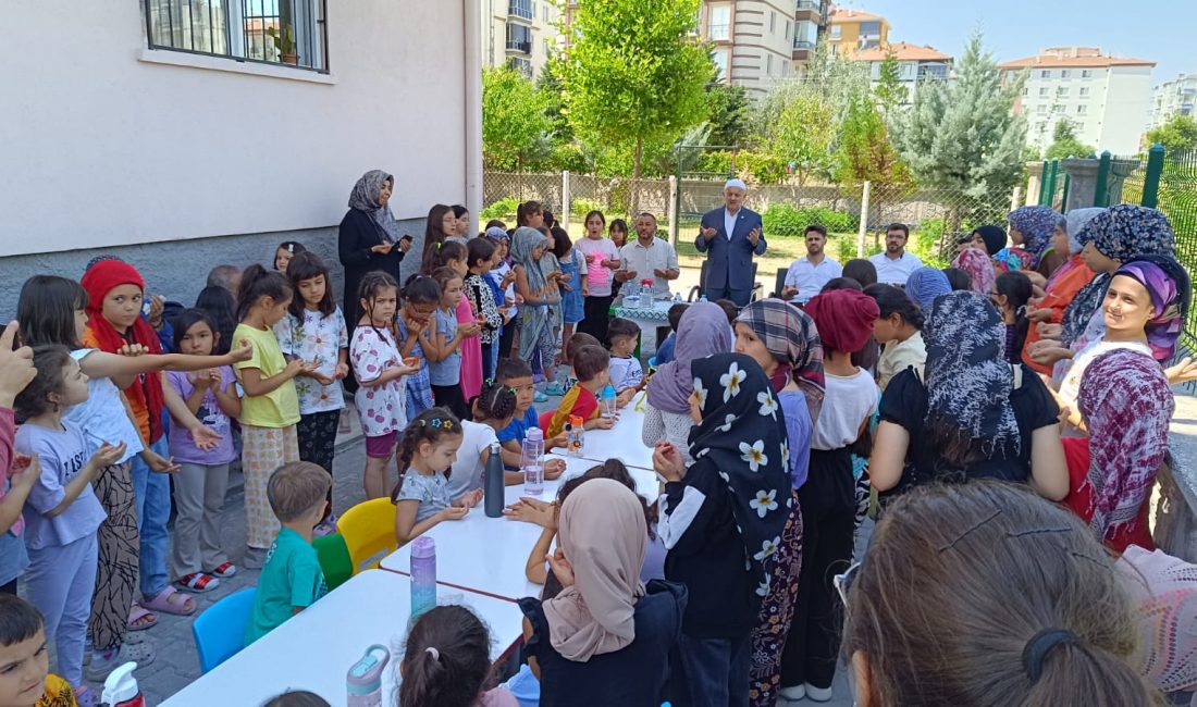 Aksaray’da H. Mehmet – Dudu Yalvaç Kur’an Kursu’nda düzenlenen aşure