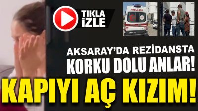Aksaray’da bir rezidansta 22 yaşındaki Ü.Ç. çok sayıda ilaç içerek