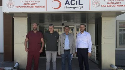 Aksaray Sağlık Sen Şube Başkanı Rıfat Kaya, ilçe ziyaretlerine devam
