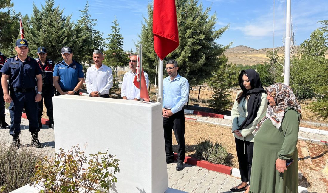 Sarıyahşi ilçesinde, şehit Mesut Kılıç için şehadetinin yıl dönümünde anlamlı