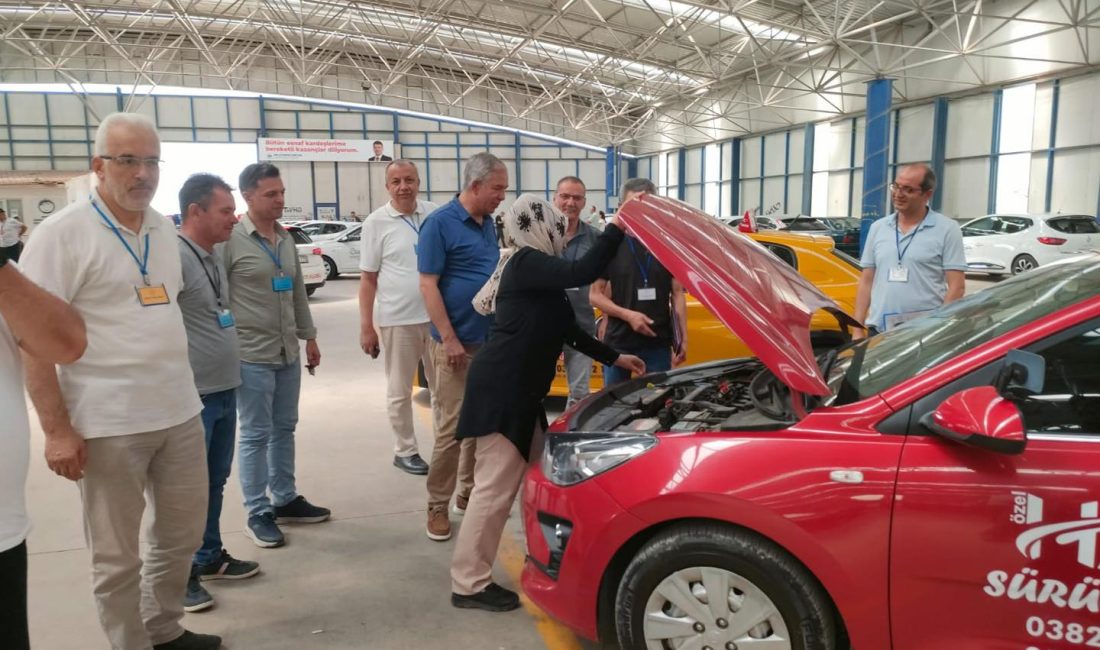 Aksaray İl Milli Eğitim Müdürü Metin Alpaslan, motorlu taşıtlar sürücü