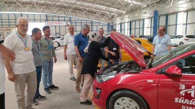 Aksaray İl Milli Eğitim Müdürü Metin Alpaslan, motorlu taşıtlar sürücü