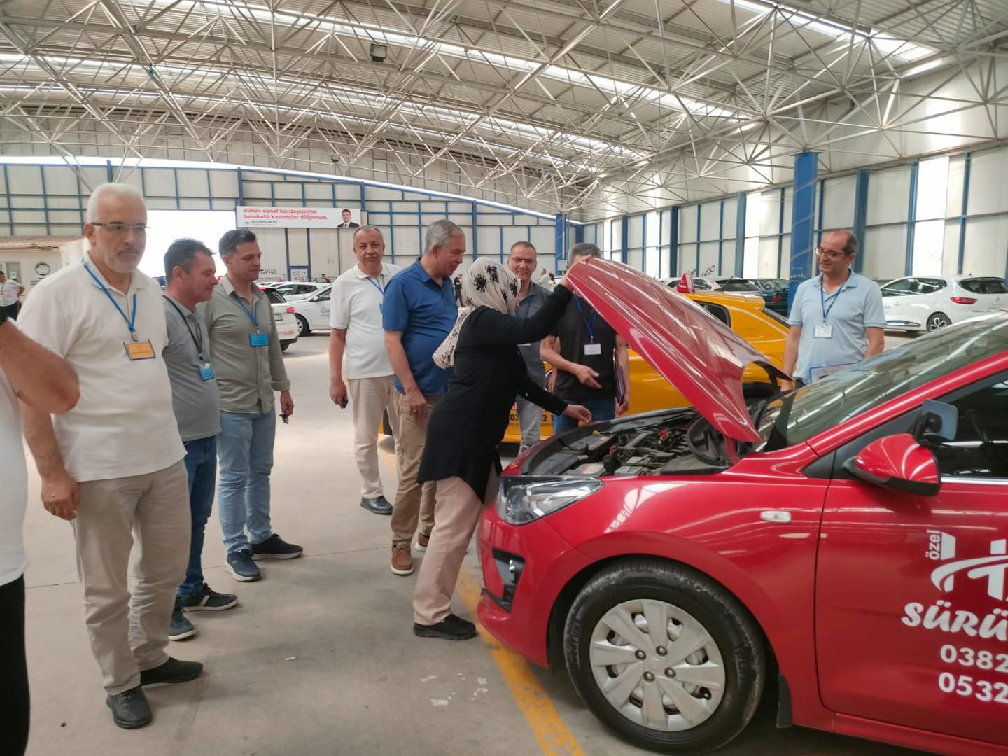 Aksaray İl Milli Eğitim Müdürü Metin Alpaslan, motorlu taşıtlar sürücü