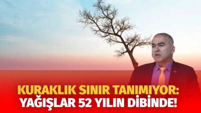 Tarım İl Müdürü Nejdet Demir, kuraklığın hem şiddetinin hem sıklığının