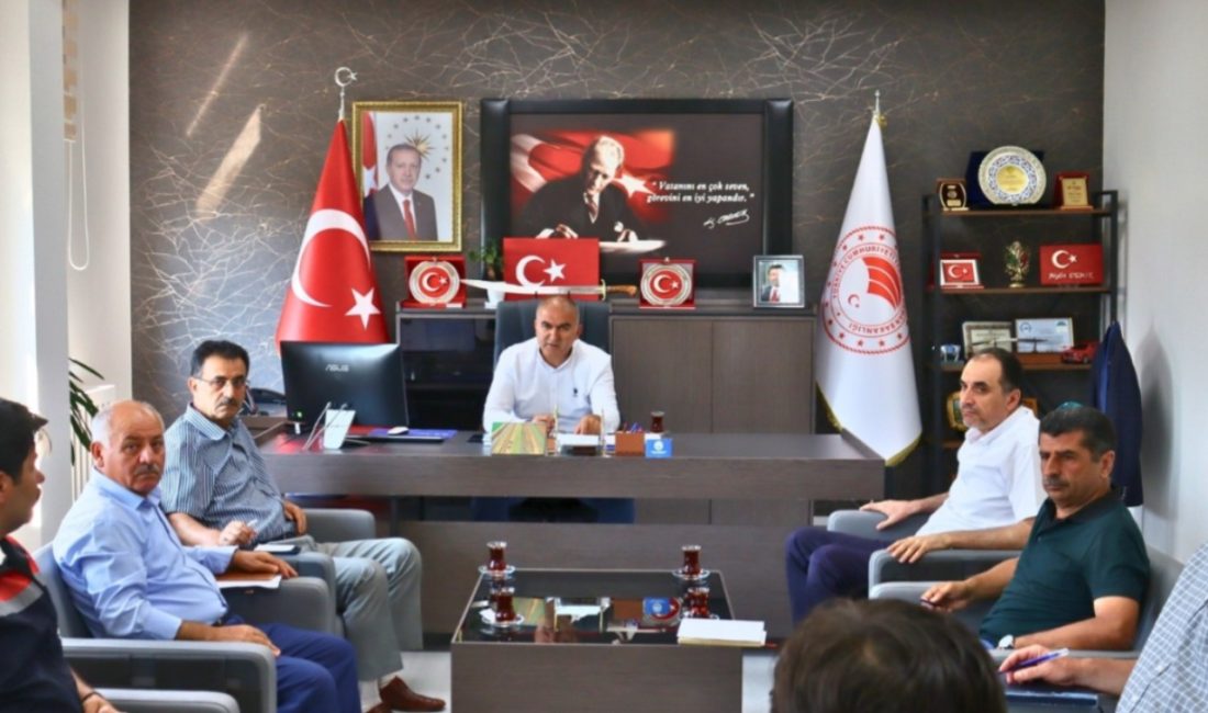 Aksaray İl Tarım ve Orman Müdürlüğü, haftalık olağan toplantısını İl