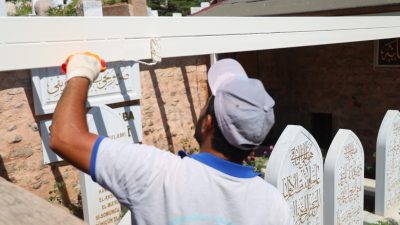 Aksaray Belediyesi restorasyon çalışmalarıyla birlikte tarihi yapıların bakım ve temizlik