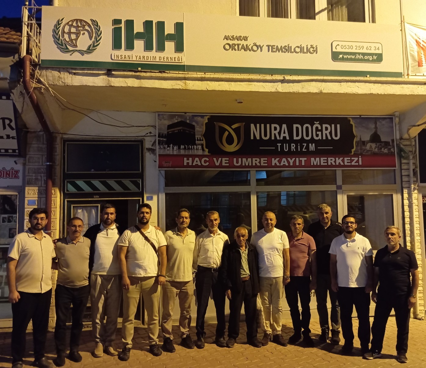 Aksaray İHH Başkanı Eyüp Dağdaş ve beraberindeki heyet Ortaköy İlçe