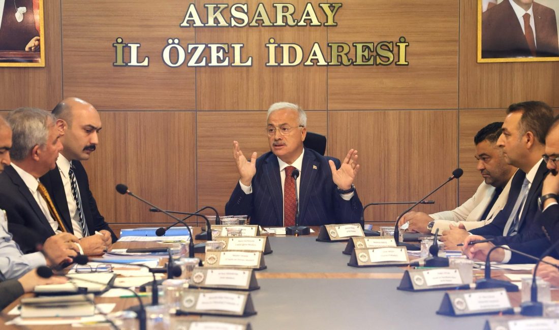 Aksaray’da düzenlenen İl İstihdam Kurulu Toplantısı’nda mesleki eğitim ile iş