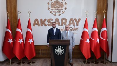 Aksaray Valisi Mehmet Ali Kumbuzoğlu’nu Guatemala’nın Ankara Büyükelçisi Eduardo Enrique