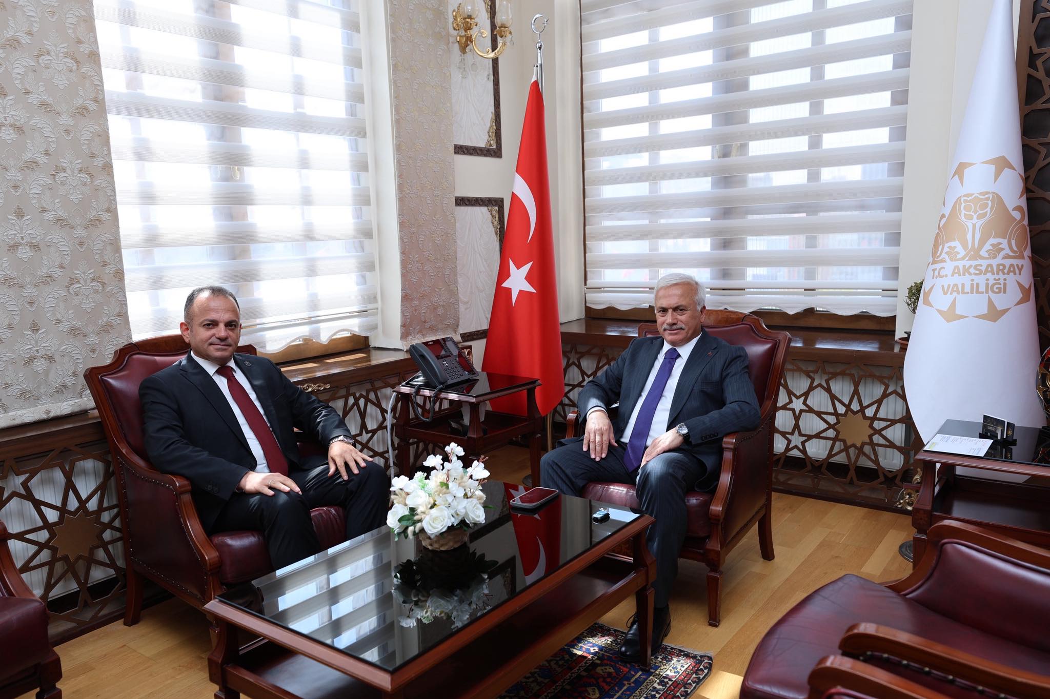 Aksaray Valisi Mehmet Ali Kumbuzoğlu’na yönelik ziyaretler devam ediyor. Bu