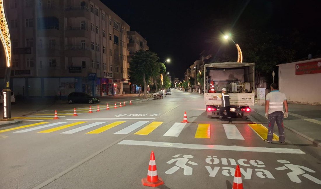 Aksaray Belediyesi, kent genelinde trafik güvenliğini artırmak ve ulaşımı daha