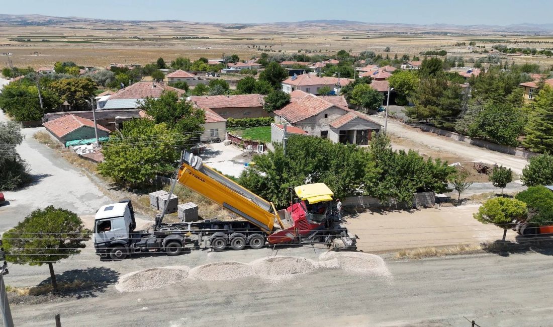 Aksaray’da köyler arası ulaşımı güçlendirmek ve vatandaşların yaşam kalitesini artırmak