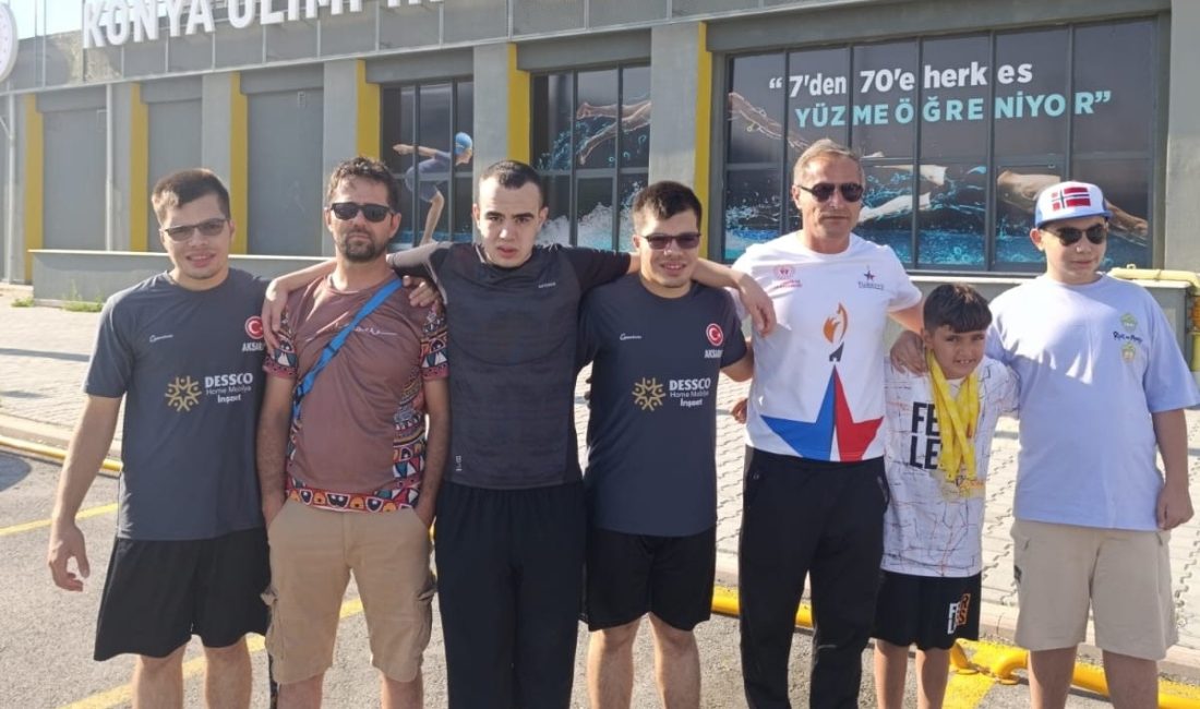 Konya’da düzenlenen Özel Sporcular Sobe Spor Oyunları Yüzme Türkiye Şampiyonası’nda