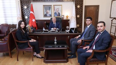 Aksaray’da görev yapan üç kaymakam, Bakanlık merkez stajı için Ankara’ya