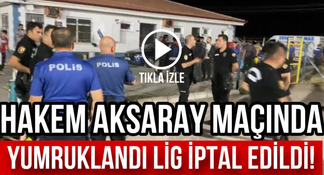 Kırımlı Veteranlar oyuncusu hakemi yumrukla yaraladı, polis gözaltı yaptı; lig