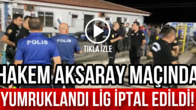 Kırımlı Veteranlar oyuncusu hakemi yumrukla yaraladı, polis gözaltı yaptı; lig