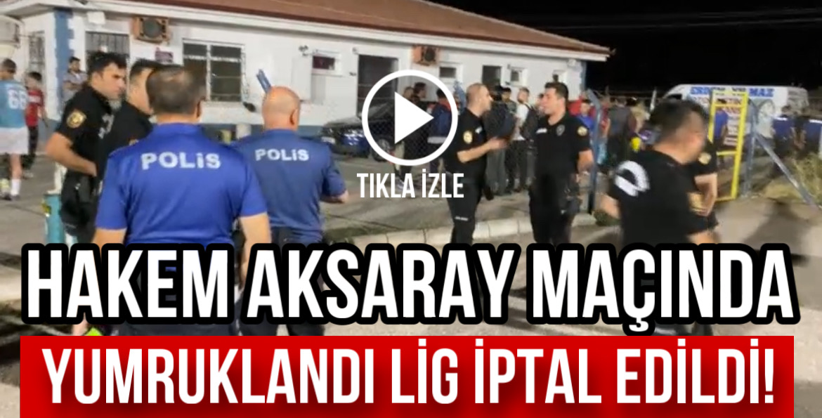 Kırımlı Veteranlar oyuncusu hakemi yumrukla yaraladı, polis gözaltı yaptı; lig