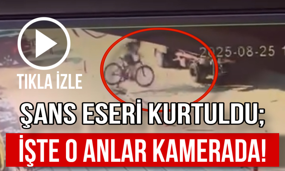 Kalealtı Caddesi’nde bisikletiyle merdivenden inen çocuk hızını alamayıp çöp kamyonuna