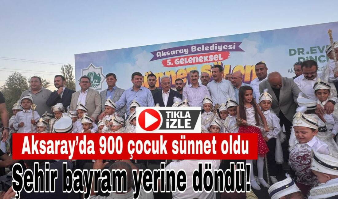 900 çocuk için düzenlenen 5. sünnet şöleni, şehir turu ve