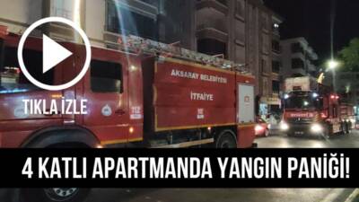 Ereğlikapı Mahallesi’nde 4 katlı binada çıkan yangın apartman sakinlerini