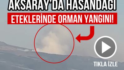 Karacaören ve Dikmen köyleri arasındaki yangında soğutma sürerken, yoğun duman