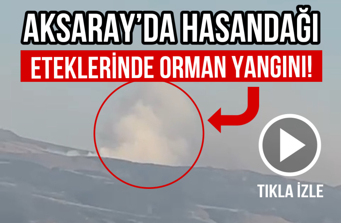 Karacaören ve Dikmen köyleri arasındaki yangında soğutma sürerken, yoğun duman
