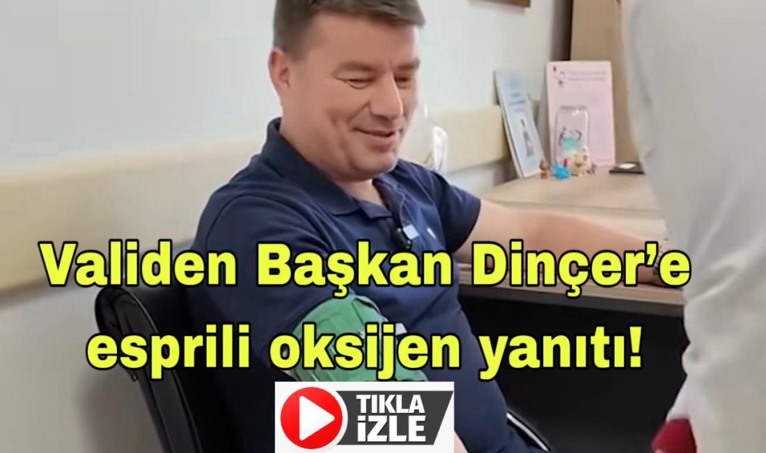 Başkan Dinçer’in sağlık merkezindeki esprili sözlerine, Aksaray Valisi Mehmet Ali