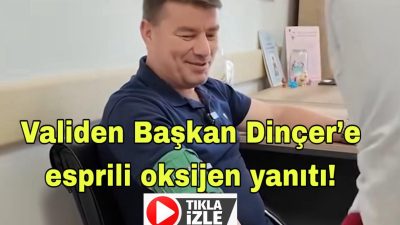 Başkan Dinçer’in sağlık merkezindeki esprili sözlerine, Aksaray Valisi Mehmet Ali
