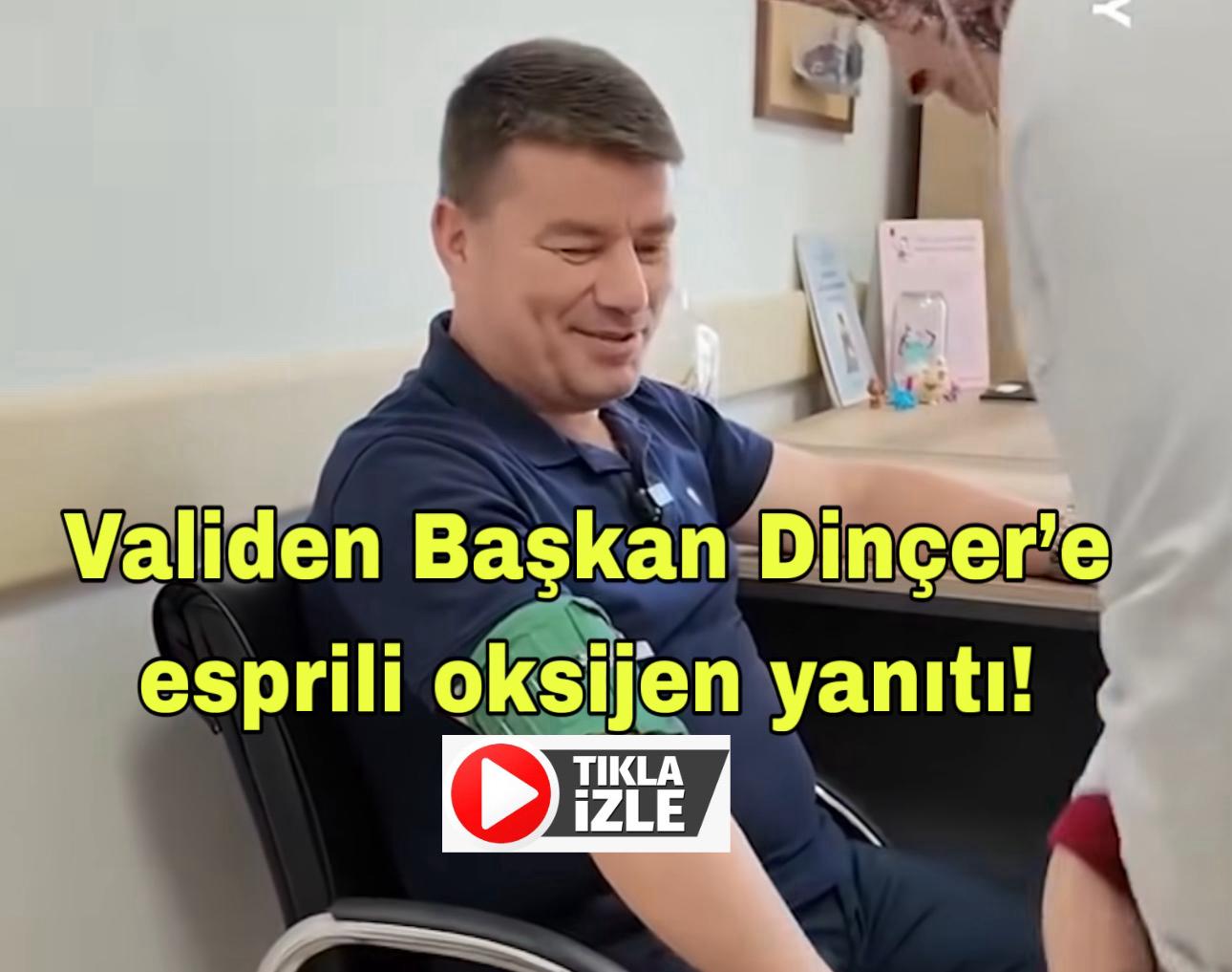 Başkan Dinçer’in sağlık merkezindeki esprili sözlerine, Aksaray Valisi Mehmet Ali