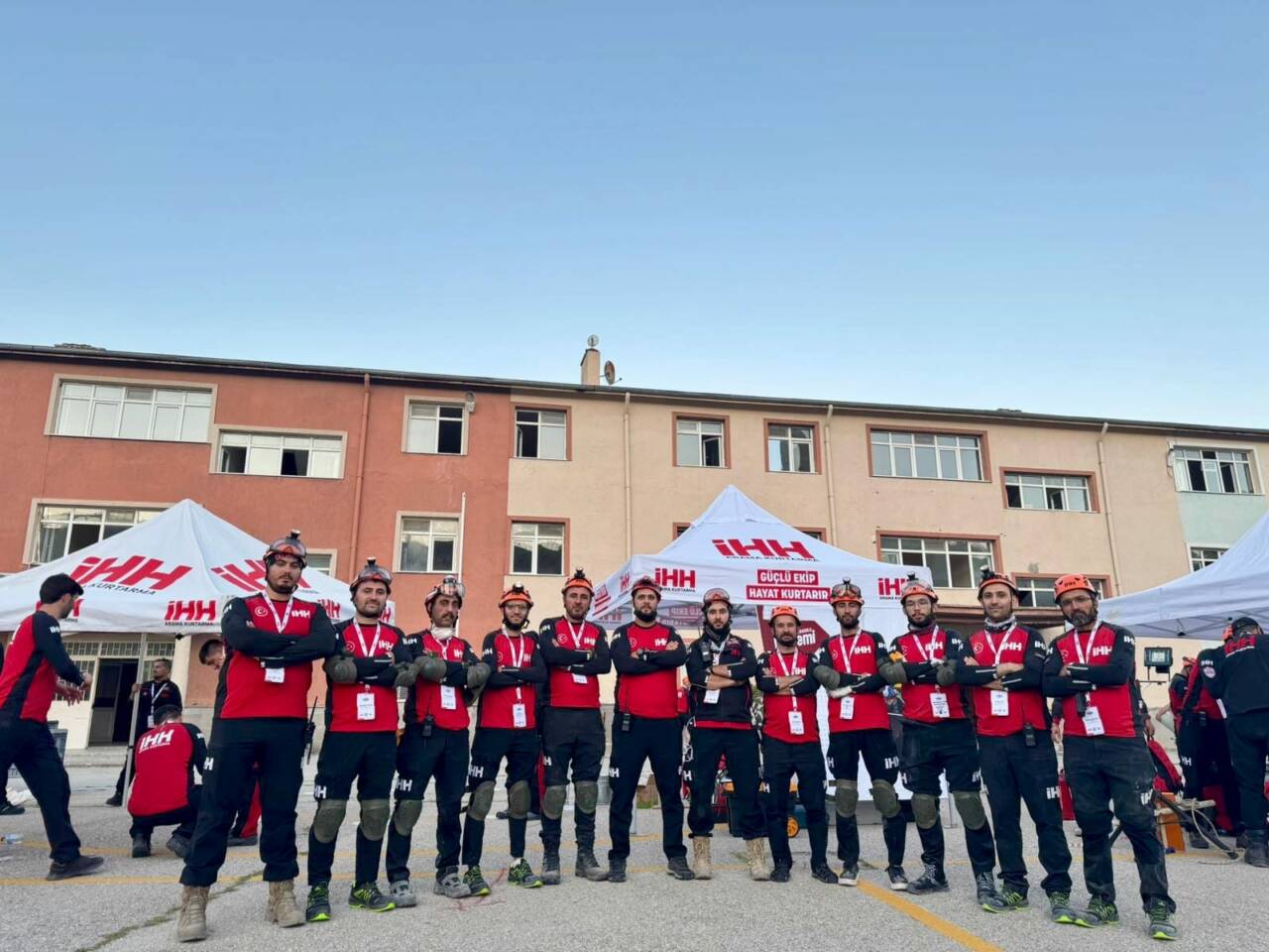 Aksaray İHH Arama Kurtarma ekibi İHH İnsani Yardım Vakfı tarafından