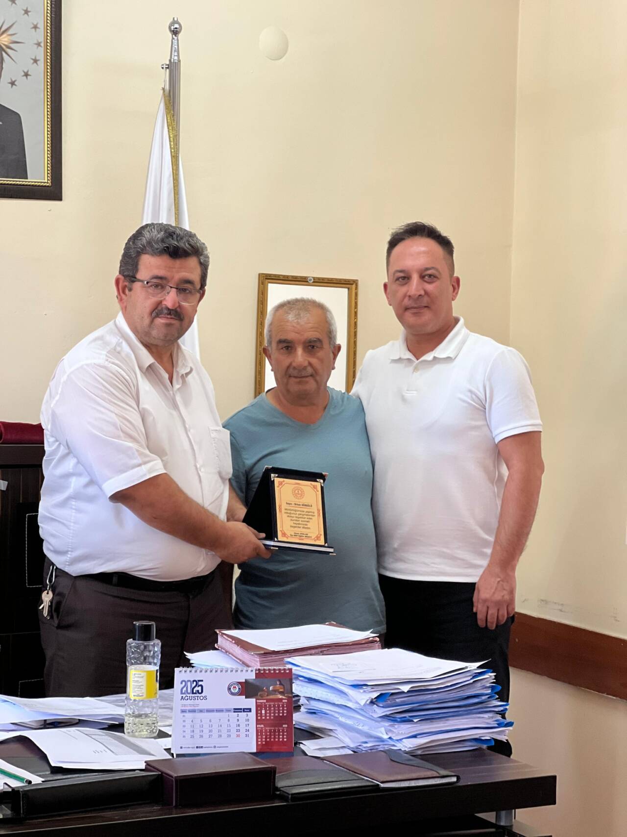 Ağaçören İlçe Milli Eğitim Müdürlüğü’nde uzun yıllar görev yapan Şef