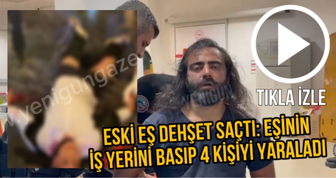 Aksaray’da bir restoranı basan saldırgan, eski eşini darp etti, iş
