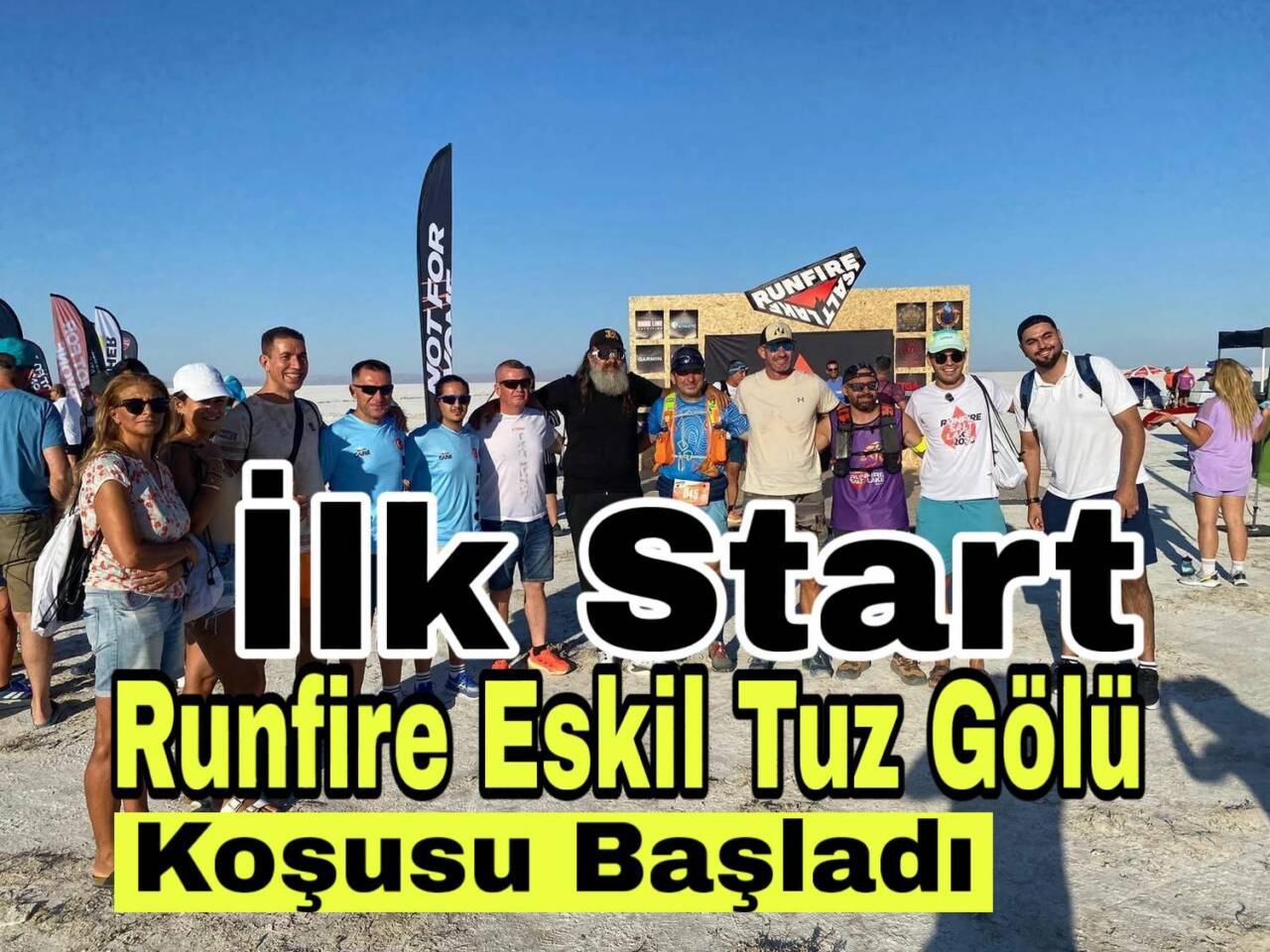 160 km’lik Runfire Eskil Tuz Gölü Koşusu bugün başladı; sporcular