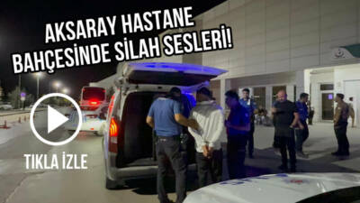Gece yarısı hastane bahçesinde kurusıkı tabanca ile ateş açan alkollü