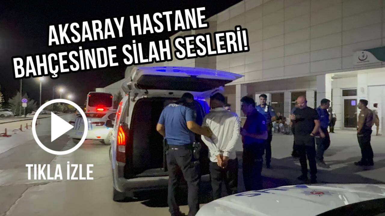Gece yarısı hastane bahçesinde kurusıkı tabanca ile ateş açan alkollü