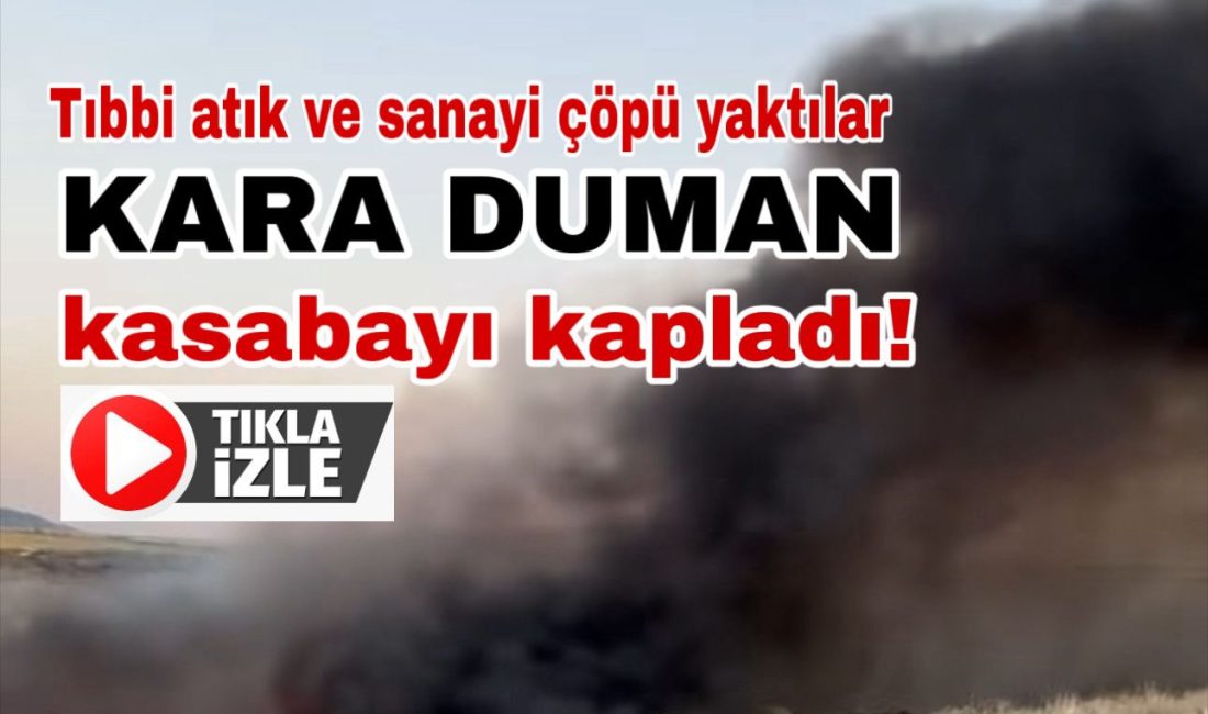 Aksaray merkeze bağlı bir beldenin sınırlarında tıbbi atık ve sanayi
