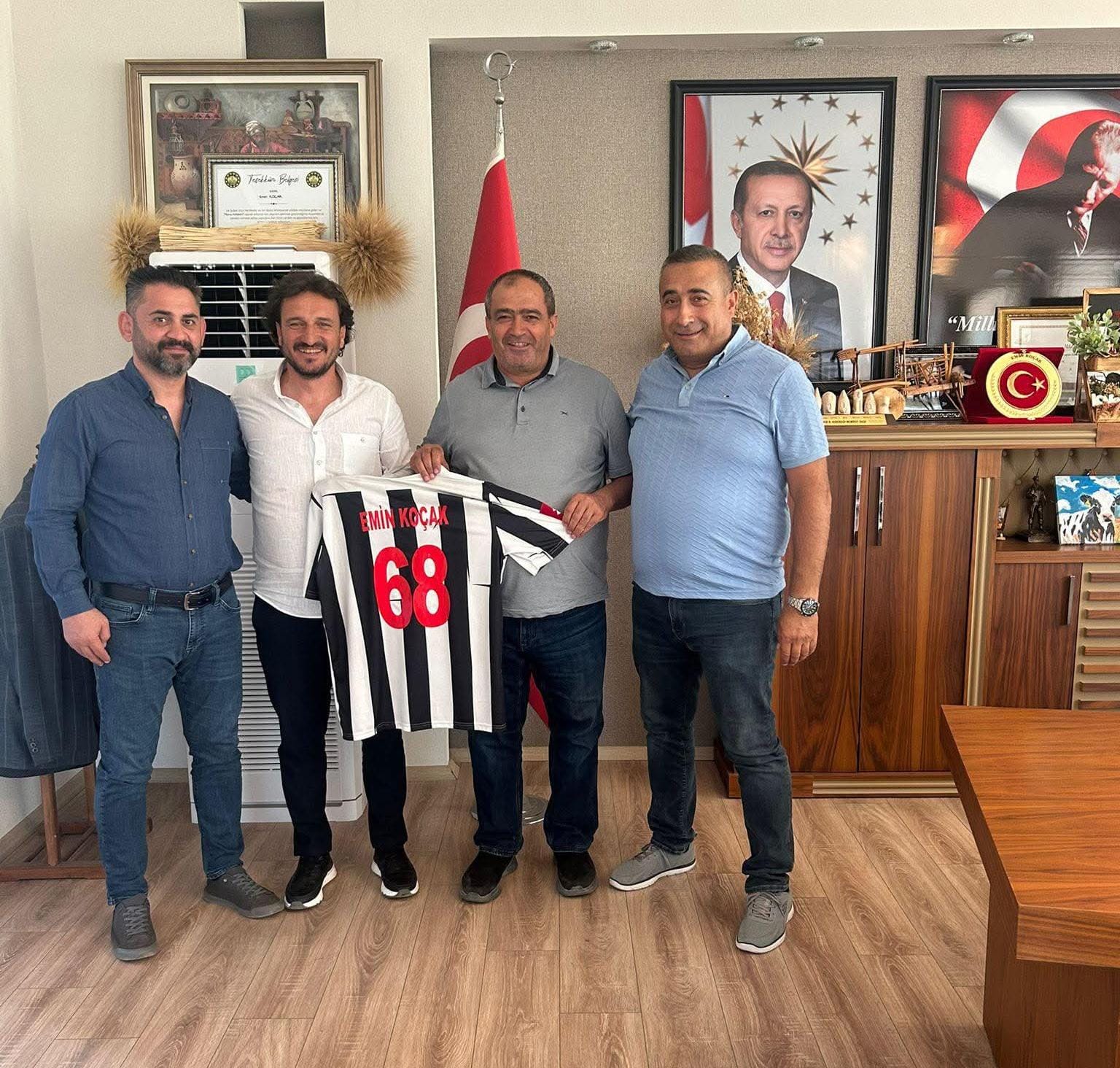 68 Aksarayspor Kulübü yönetimini şehir içerisindeki kurum ve kuruluş ziyaretlerini