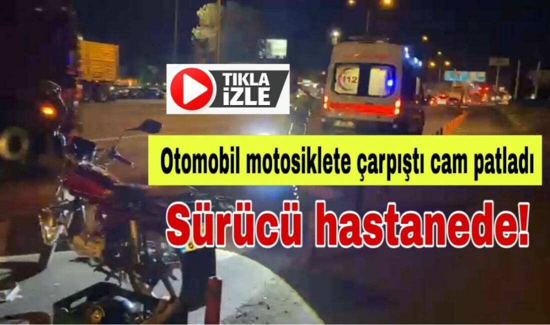 Aksaray-Ankara Karayolu’nda otomobilin çarptığı motosiklet sürücüsü yaralandı. Yaralı hastaneye kaldırılırken
