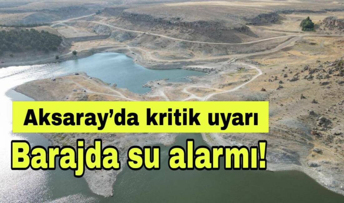 Mamasın Barajı’nda doluluk oranı yüzde 15’e düştü. Başkan Dinçer’den su