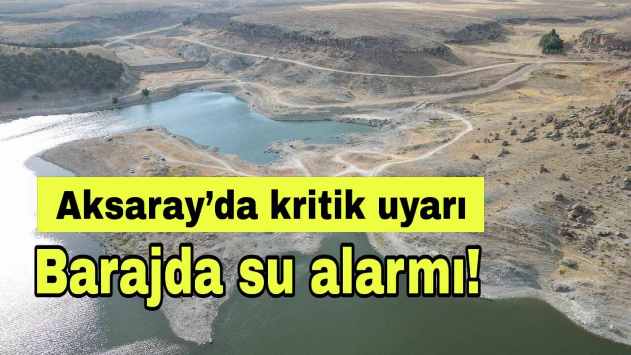 Mamasın Barajı’nda doluluk oranı yüzde 15’e düştü. Başkan Dinçer’den su