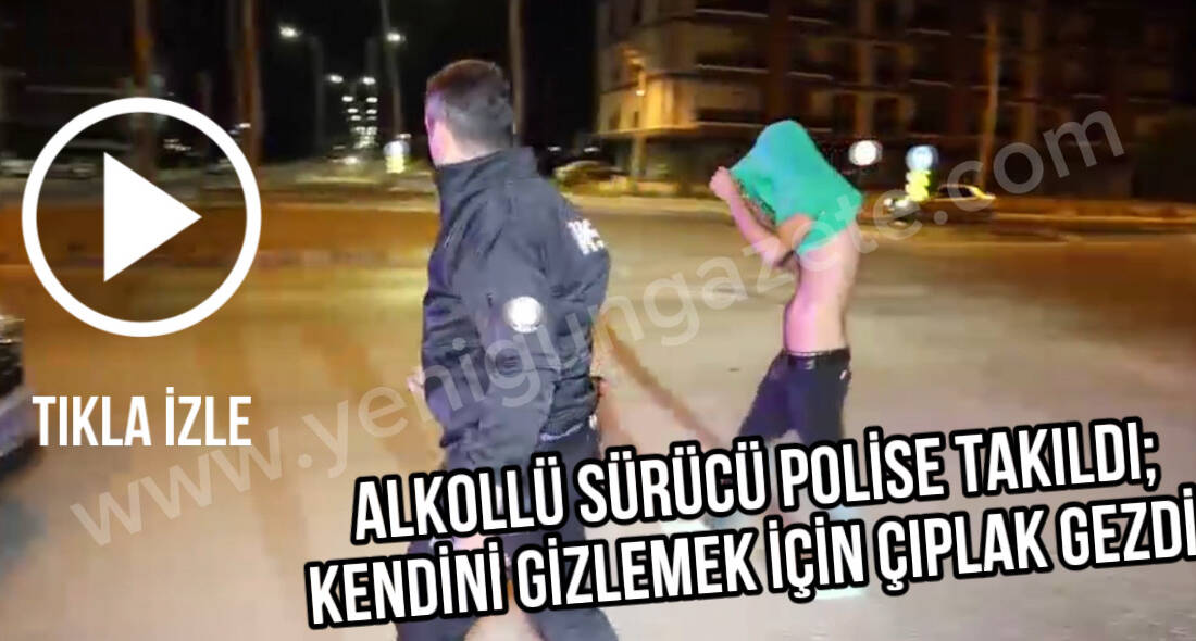 Asayiş ve trafik ekiplerinin uygulamasında yakalanan alkollü sürücü, basına küfür
