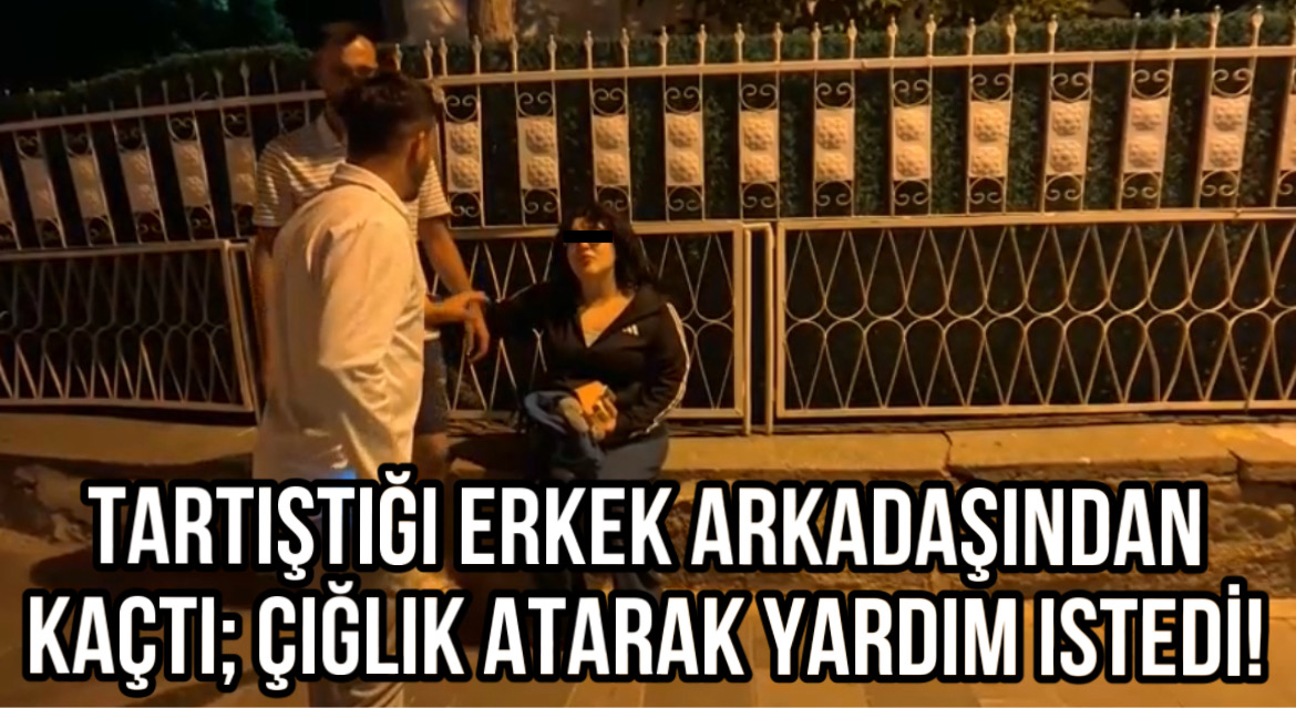 Aksaray’da erkek arkadaşından kurtulmak isteyen genç kadın, köprüde tehlikeli anlar